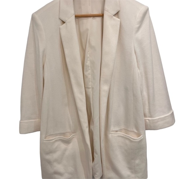 Express beige oversize jacket size large - Picture 1 of 9